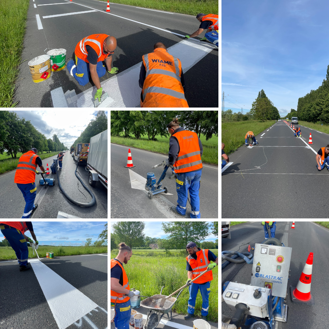 Modification de marquage à Voisenon 