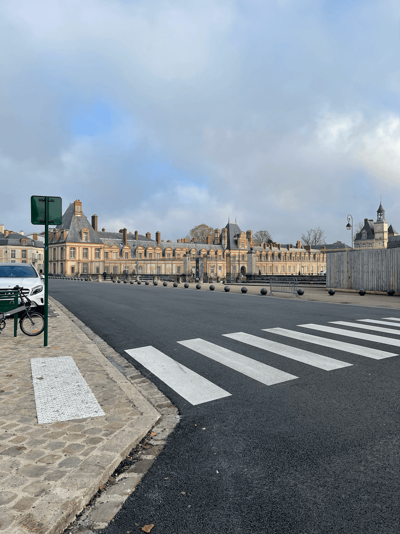 Marquage au sol Château de Fontainebleau 