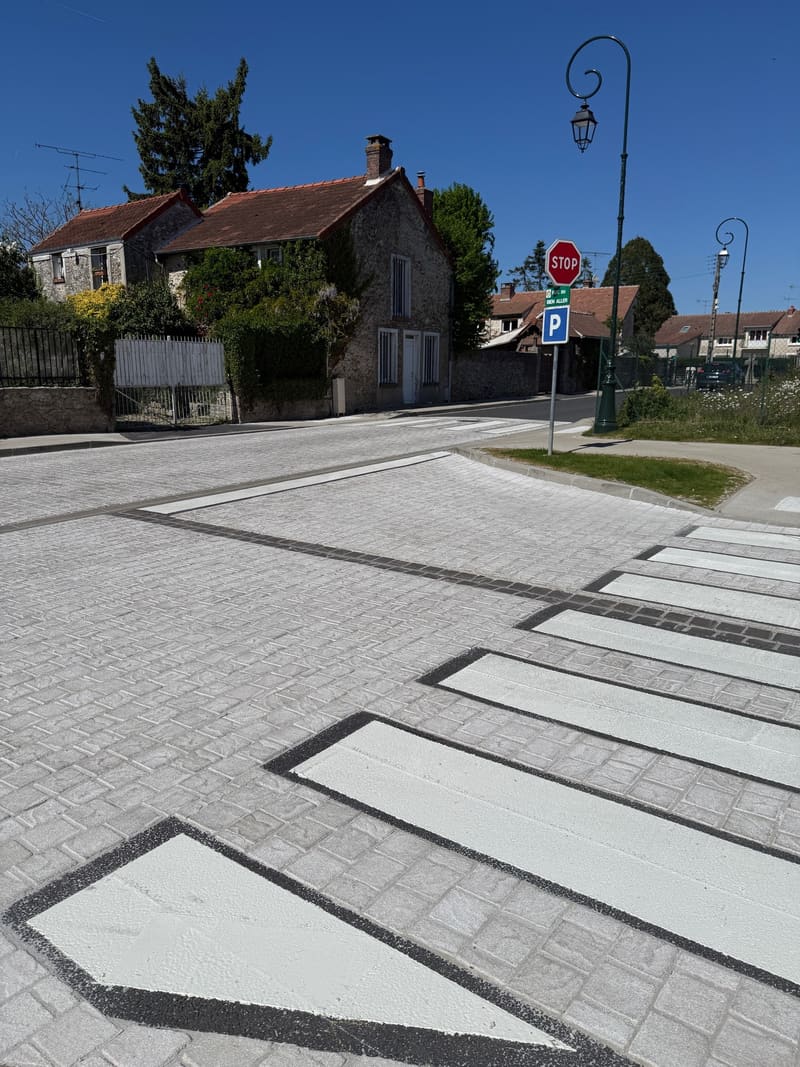 Pavés collés à Le Perray-en-Yvelines