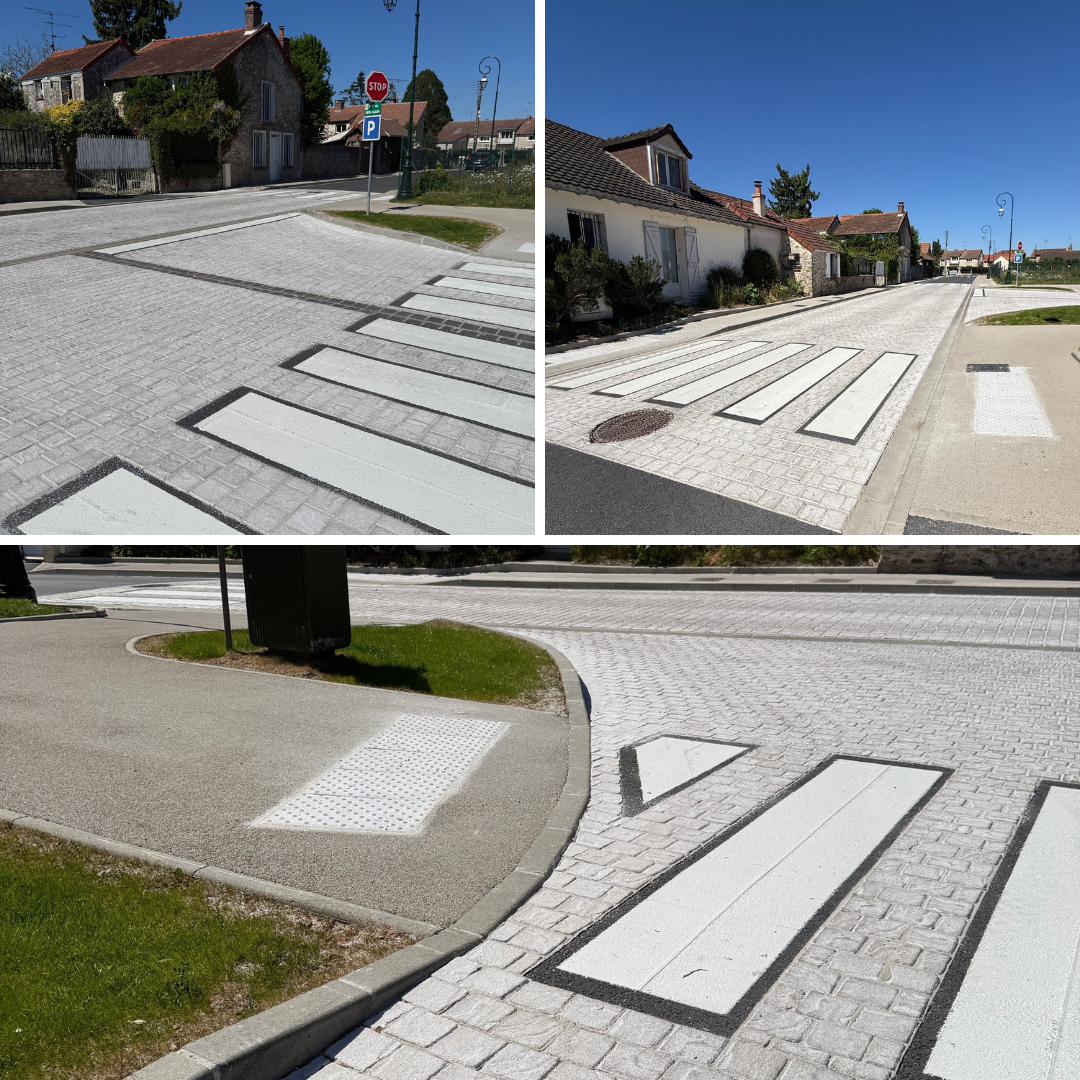 Pavés collés à Le Perray-en-Yvelines